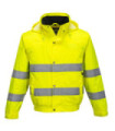 Gilet di calore arancione nastri riflettenti con tasche laterali PORTWEST S161