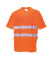 Hi-Vis Cotton Cofort S/S standard RIS 3279-TOM arancione, fluoro giallo PORTWEST S172