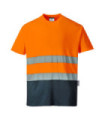 Camiseta Conforto em Algodão Bicolor - S173