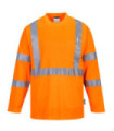 High Visibility Long Sleeve T-Shirt with Pocket - S191