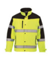 3-lagige softshell bicolor jacke mit mikropolarem futter und reflektierenden bändern PORTWEST S429