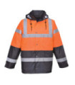 Hi-Vis Contrast Traffic Giacca impermeabile, doppio rivestimento invernale PORTWEST S467