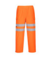 Pantalón Extreme de alta visibilidad cintura elástica sin forro con 2 cintas reflectantes PORTWEST S597