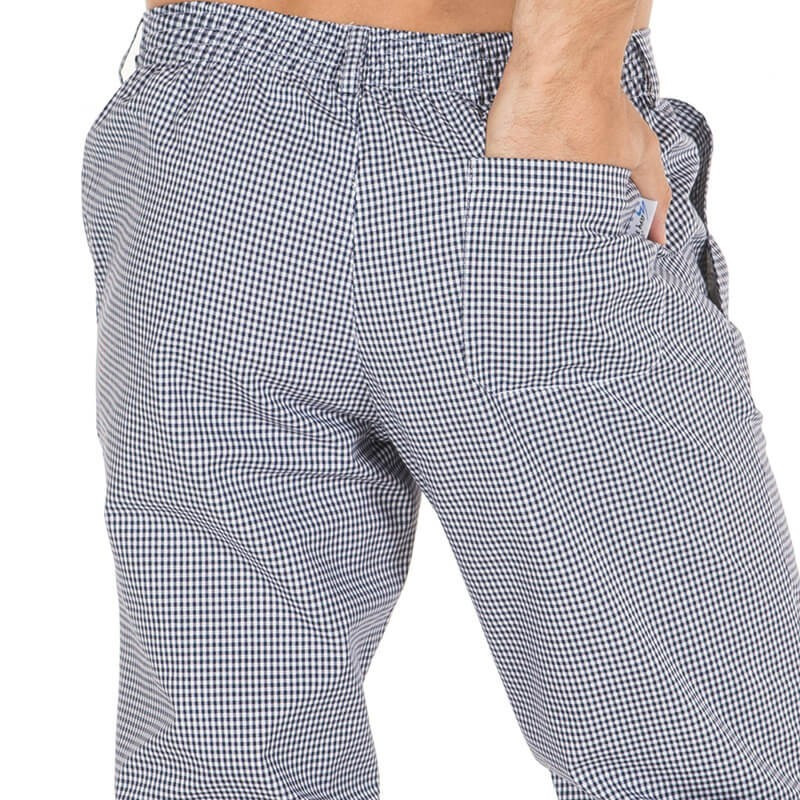 Pantalón vichy con presillas