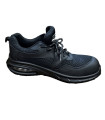 DUTTIO Security Shoe, S1P Shoe Black Microfiber, AirComfort