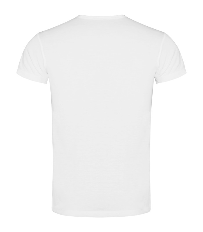 T-shirt manches courtes avec col rond blanc SUBLIMA ROLY CA7129