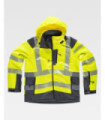 Haute visibilité Veste Workhell combinée avec des bandes réfléchissantes S9211