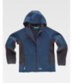 Sudadera combinato con cappuccio e manica ranglan. Alto collo con chiusura in nylon WF2605