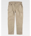 Pantalón en tejido elástico Ripstop con refuerzos. Corte estilizado, diseño 'Slim Fit' B4033