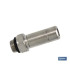 Smooth Male Cylindrical Spike Nickel-Plated Brass 05250407