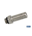 Smooth Male Cylindrical Spike Nickel-Plated Brass 05250407