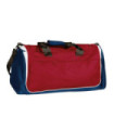 Borsa sportiva tricolore con borchie di sostegno, tessuto poliestere e PVC VALENTO SQUAD