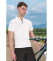 Maillot de cyclisme à manches courtes avec fermeture à glissière, tissu double couche 100% polyester VALENT BENASQUE