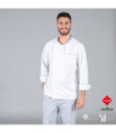 Veste de cuisine avec poignets roulés Klopmam Naturewear tissu OTERO UNIFORMS GARY'S 942500