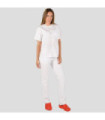 Unisex bianco sarga abotonate set, pulsanti pillola UNIFORMS GARY 842000