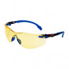 SOLUS 1103 Gafas negro/azul PC amarillo recubrimiento SCOTCHGARD