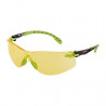 SOLUS 1203 Gafas negro/verde PC amarillo recubrimiento SCOTCHGARD