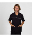 Man's polo shirt neck and short sleeves, MICROFIBRA ELASTIK SLIM JAVIER UNIFORMES GARY'S 612900